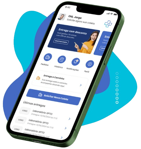 Tela do aplicativo Minha Saúde em Casa